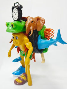 ตุ๊กตาตุ๊งตุ๊งซาฮูร์ขนาดใหญ่ ตุ๊กตาสัตว์ป่าต่างประเทศ ตุ๊กตาสัตว์ป่าแปลกประหลาด ของเล่นสร้างสรรค์ ของขวัญสร้างสรรค์