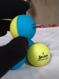 Bola golf SRIXON Q-STARTOUR DIVIDE KUNING BIRU grade A original isi 12pcs