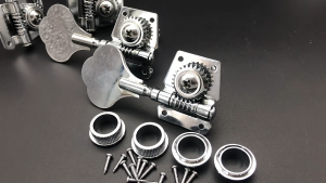 4pcs High Quality Bass Tuning Pegs Tuner Open Type Machine Head for Electric Jazz Bass Parts
