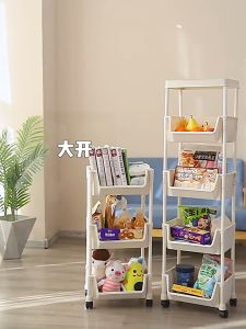 JDEE นวางหนังสือ 5/4/3ชั้น วางของ ชั้นวางของ ชั้นวางหนังสือมินิมอล ชั้นเก็บของเก็บหนังสือ ชั้นวางหนังสือรูปทรงต้น ปรับขนาดได้