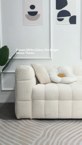 INNDESIGN Marshmallow 3 Seater Sofa With Pocket Spring Sofa /Modern Sofa /Living Room Sofa