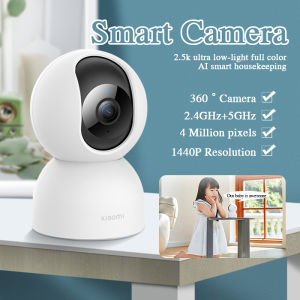 Xiaomi Smart Camera C400 360° 1440P CCTV Surveillance Camera IP Cam 4MP 2.4ghz/5ghz Wi-Fi Full Color Home Baby Security Monitor For Mi Smart Home