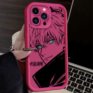 Bandai | Ốp Lưng iPhone Hình Vẽ Nét Jujutsu Kaisen Gojo Satoru - Silicon Mềm Chống Trầy Xước Tương Thích Với Nhiều Mẫu iPhone