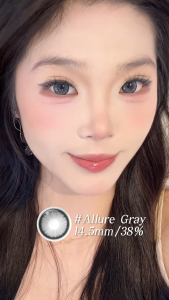 [0.00 s/d -6.00] Magister Softlens Minus Seri abu-abu Korea Natural | Big Eyes Softlens Allure Gray Lensa Kontak OMG Gray Soflen Minus