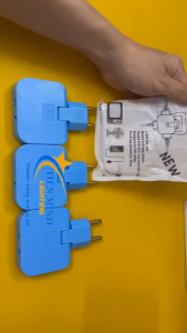 Phích Cắm Điện Dẹp Chia 3 Ổ Cắm Chân Cắm Quay Gập 180 Độ Chất Liệu Nhựa Chống Cháy An Toàn Khi Sử Dụng