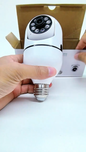 กล้อง E27 1080HD กล้องหลอดไฟ wifi กล้องวงจรปิดไร้สาย การพูดคุยสองทาง กล้องวงจรปิด การเฝ้าระวัง 360 องศา IP security camera cctv