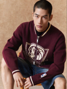 Jack Jones | Basketball Team Collab Color-block Knit Sweater