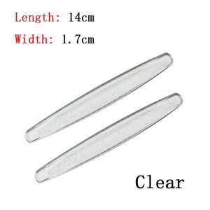 2PC Car Door Anti-collision Strips Carbon Fiber Texture Body Front and Rear Bumper Anti-collision Strips Door Opening Anti-col