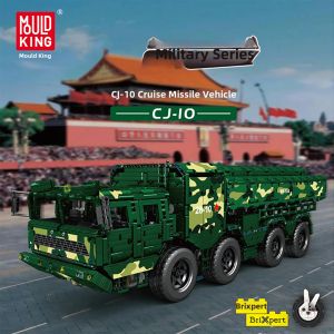 Mould King | RC Controlled J-10 Cruise Missile Military Building Blocks Toy