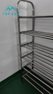 Thaitao ชั้นวางรองเท้าสแตนเลส 3-6 ชั้น เรียบง่าย แข็งแรง ไม่สั่นคลอนง่า ยทนทาน ชั้นสแตนเลส อเนกประสงค์