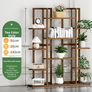 Succulent Plant Multi-layer Wooden Shelf Simple Modern