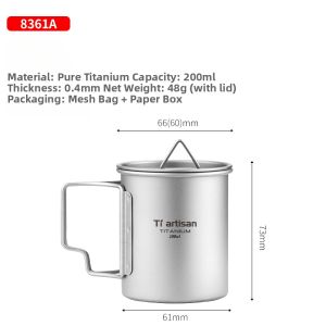 Tiartisan | Titanium Portable Camp Cup
