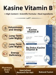 Black Hair Anti-aging Vitamins B D3 Supplement