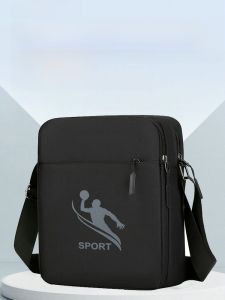 Oxford Cloth Mens Single Shoulder Crossbody Bag Large Capacity Waterproof Outdoor Sports Backpack Casual Business Handbag