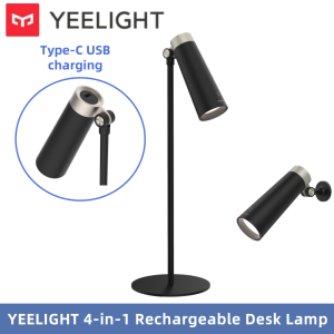 Yeelight | YEELIGHT 4-in-1 Rechargeable Desk Lamp LED Decorative Light 4 Ways to Use 180° Rotation Color Temperature 4000K Type-C USB