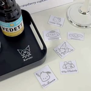 *GC Picked Deals* INS Cute Japanese Cartoon Characters Small Size Metallic Silver Colour Deco Sticker DIY Decorations Stationery Accessories