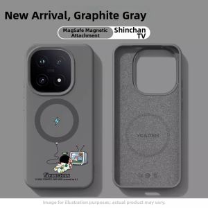 Magnetic Liquid Silicone Full Lens Protection Shockproof Mens Phone Case