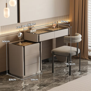 Minimalist Italian Style Vanity and Sideboard Combo
