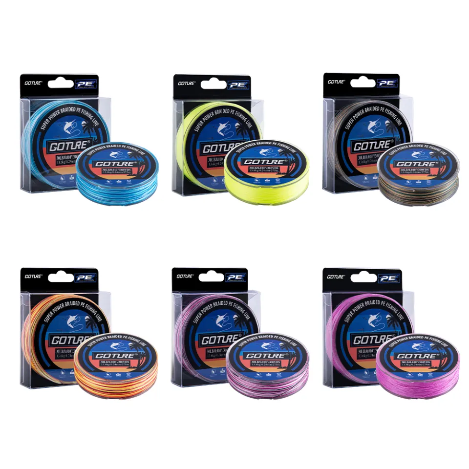 goture braided fishing line It holds the knot on the fishing line Goture 4/8 Strands Braided Fishing