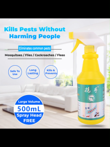 High-Performance Insecticide Spray (500mL) Free Spray Head— Ready to Use No Dilution Needed 98%