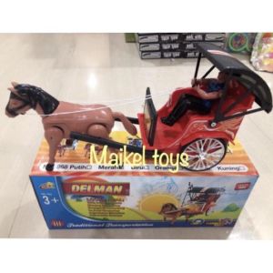 Mainan Delman Musik dan Lampu