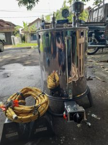 Setrika Uap Boiler Kapasitas 25 Liter 2 Setrika Full Set