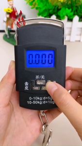 Cân hành lý cầm tay cân hành lý đèn xanh 50kgCân Điện Tử Nhà Bếp