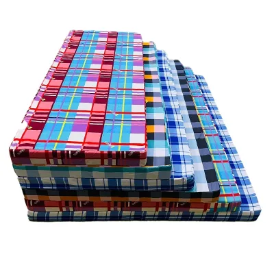 SUPER11 Original Foam Mattress With Cover 2/4 Inch Thickness Comfortable Bed Single Queen FamilySize