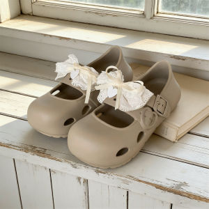 XIXITIAO | Ballet Slippers for Outdoor Wear Slip-Resistant Spring/Summer Bowknot Design