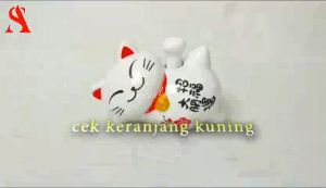 Pajangan Solar Kucing Tidur Pajangan Solar Tenaga Surya Kucing Rejeki/Kucing Hoki/Kucing Tidur