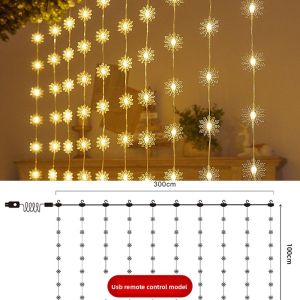 BEAUTY IN THE LIGHT | Christmas Decorative LED String Lights Snowflakes and Stars