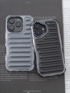 Creative iPhone 17 pro Max Airbag Phone Case Transparent Anti-Fall Protection Suitable for Apple 16 15 Anti-Slip Cover Personalized