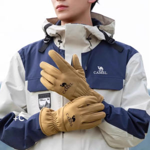 Lạc Đà ngoài trời phi giới tính găng tay đi xe đạp cộng với nhung Windproof màn hình cảm ứng chống nước glooves