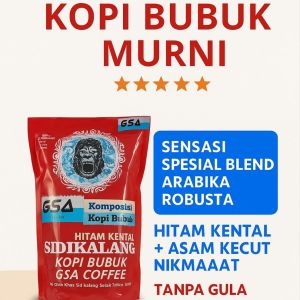 Kopi Bubuk Murni Asli 1Kg 1 Kg SIDIKALANG Medan ROBUSTA ARABIKA BLEND SUPER  Original MEDAN TANPA GULA Sedikit AMPAS KILOAN