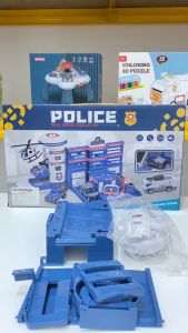 [KST] Bagasi Polisi Helicopter Parking Lot | Mainan Mobil Mobilan Polisi Anak Laki Laki | Hadiah Ulang Tahun