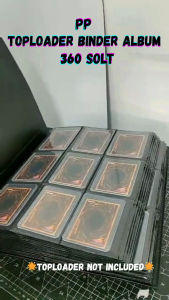 【Morgan Games】[Ready Stock] PP Toploader Binder Album with Elastic Strap | Pokémon • One Piece etc