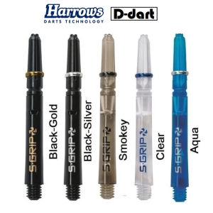 HARROWS DARTS SHAFT - SUPERGRIP SPIN/STEMS DART SHAFT FOR SOFT TIP AND STEEL TIP DARTS