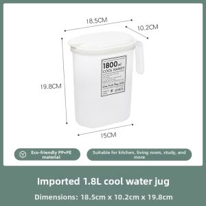 High Temperature Resistant Large Capacity Water Jug