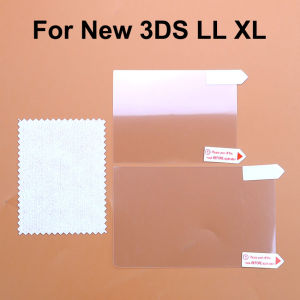 JCD For New 2DS 3DS XL LL Clear Split Shell Transparent Protective Cover Case Screen Film LCD Screen Protector