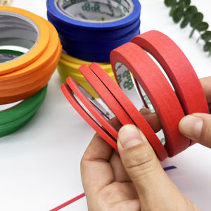 Arts Crafts Masking Tape Set for Painting Drawing Covering Sketching and Dressmaking  3/6 Roll Pack Multi-Size 20m Each