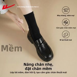 Warrior | Giày Lười Nữ Mềm Đế Phong Cách Anh Quốc cho Mùa Hè