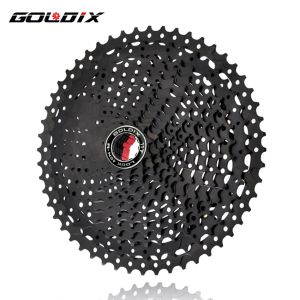 GOLDIX Black MTB Cassete 8/9/10/11/12 Speed 40/42/46/50/50T K7 8/9/10/11/12v Bicycle Freewheel Bicycle Sprocket for Shimano HG