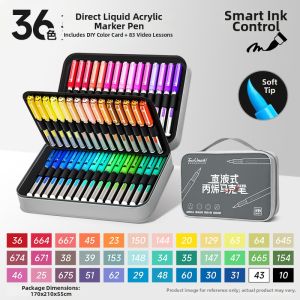 Touch mark | Acrylic Water-Based Markers For Children 120 Colours