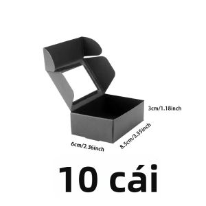 10 Chiếc Hộp Đựng Bánh Hình Vuông Có Cửa Sổ Trong Suốt Hộp Giấy Trắng Đựng Bánh Nướng Bánh Rán Bánh Nướng Nhỏ Sôcôla Lý Tưởng Cho Đám Cưới Tiệc Tùng