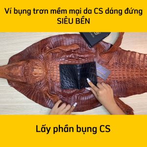 BÓP NAM DA BỤNG CÁ SẤU DÁNG ĐỨNG SANG CHẢNH - OVENIS