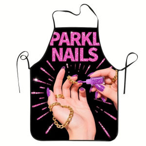 Ins Style Personalized Nail Artist Apron Stain-Resistant & Durable Apron Essential for Nail Artists