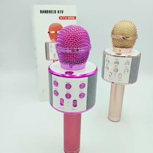 GRATIS ONGKIR Microphone WS858 Karaoke Mic Bluetooth Speaker ws 858 Mikropon Blutut karaoke wireless