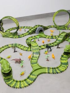 Childrens Variable Rail Car Puzzle Assembly Toy Train Engineering Car Electric Race Car Enlightenment Childrens Toys