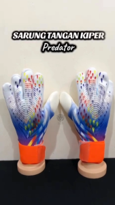 Sarung Tangan Kiper Predator Dewasa 8 9 10 Training Goal Keeper Sepak Bola Futsal Full Latex