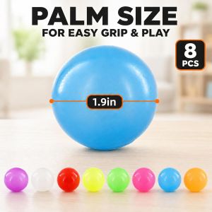 Glowing Sticky Balls Stick to The Ceiling Stress Relief Stress Sensory Ball for Autism& ADHD Stocking Stuffers Party Favors